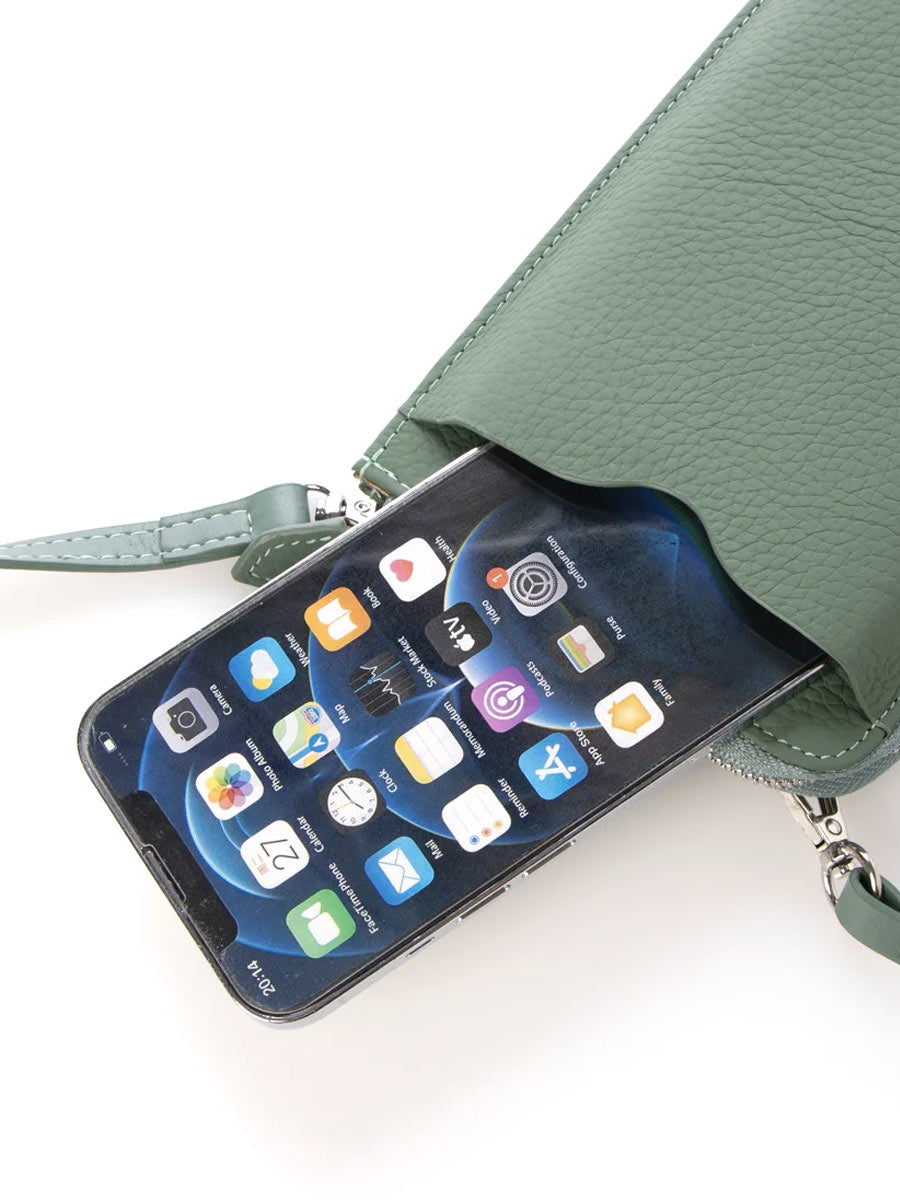 「大人気」レディース 本革スマホショルダー財布|ミニポシェット・大人可愛い