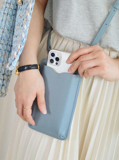 「大人気」レディース 本革スマホショルダー財布｜ミニポシェット・大人可愛い